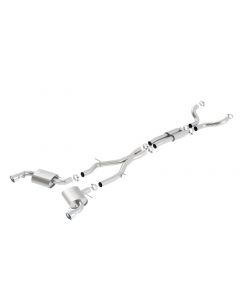 Borla 16-17 Chevy Camaro SS 6.2L ATAK Catback Single Split Rear Exit Exhaust w/Single Tips buy in USA