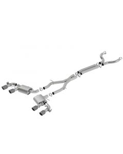 Borla 17-18 Chevrolet Camaro ZL1 6.2L V8 Atak Catback Exhaust w/ Dual Mode Valves CF Black Anod buy in USA