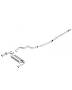 Borla 16-17 Ford Focus RS 2.3L MT Round Angle-Cut Tips Split Rear Exit ATAK Catback Exhaust buy in USA