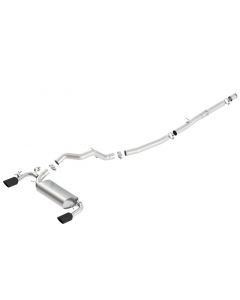 Borla 16-18 Ford Focus RS 2.3L MT AWD ATAK Catback Exhaust w/ Black Chrome Tip buy in USA