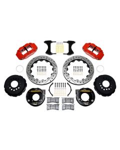 Wilwood Narrow Superlite 4R Rear P-Brk Kit 12.88in Drilled Red Chevy 12 Bolt w/ C-Clips buy in USA