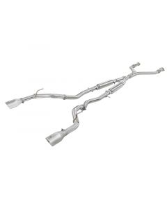 aFe POWER Takeda 2.5in 304 SS CB Exhaust w/ Polished Tips 17-19 Infiniti Q60 V6-3.0L (tt) buy in USA