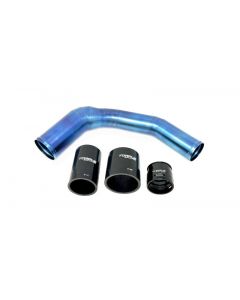 Torque Solution 2022+ Subaru WRX / 19-23 Subaru Ascent Titanium Top Mount Charge Pipe - Burnt Blue buy in USA