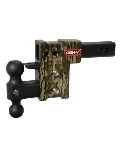 Gen-Y Mega Duty 2in Shank 5in Drop 1.5K TW 10K Hitch w/GH-031 Dual-Ball/GH-032 Pintle - Mossy Oak buy in USA