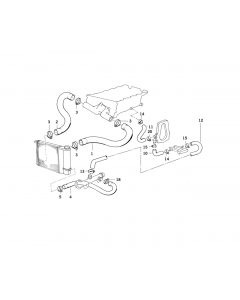 Genuine Cooling System Water Hose/Pipe 11 51 1 739 246 buy in USA