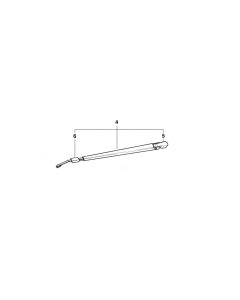 Genuine Rear Window Wiper Arm 61 62 8 357 517 buy in USA