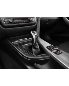 Genuine Sport Gear Knob+Gaiter Boot Leather Black/Chrome 25 11 7 596 085 buy in USA