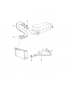 Genuine Cooling System Water Hose Pipe 11 53 1 721 711 buy in USA