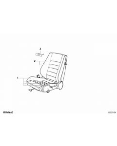 Genuine Front Backrest Claspe Seat M Technic Back Rest Interior 52 10 1 927 000 buy in USA