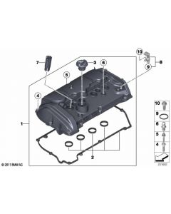 Genuine Engine Oil Filler Neck Sealing Cap Cover Replacement 11 12 7 582 398 buy in USA