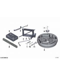 Genuine Onboard Emergency Wheel Spare Tire Wing Screw Hinge 07 11 9 907 016 buy in USA