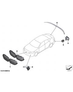 Genuine Rear Spoiler Primed Car Replacement Spare Part 51 62 9 448 940 buy in USA