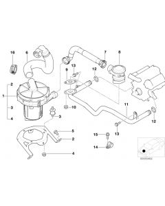 Genuine Emission Control Air Pump Valve 11 72 1 707 619 buy in USA