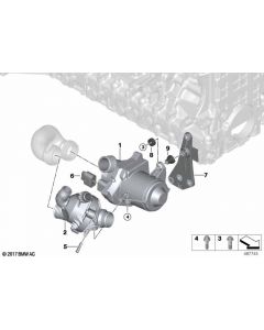 Genuine Thermostat Cooling System Assembly Replacement 11 53 7 550 172 buy in USA