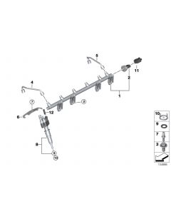 Genuine High Pressure Rail Injector Line Gasket Ring 13 53 7 584 315 buy in USA