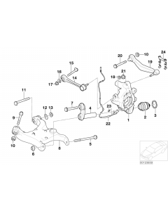 Genuine Eccentric Flat Washer For Rear Support Wheel Suspension 33 30 6 760 592 buy in USA