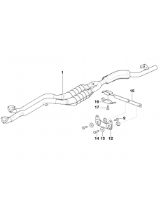 Genuine Exhaust System Suspension Support Bracket Part 18 30 7 500 078 buy in USA