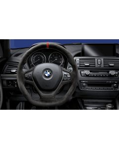 Genuine M Performance Steering Wheel Alcantara Carbon Fibre Trim 32 30 2 230 190 buy in USA