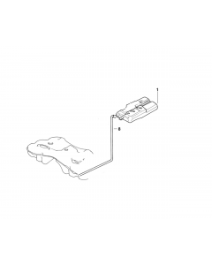 Genuine Fuel Tank Breather Line/Hose/Pipe 16 13 1 183 818 buy in USA