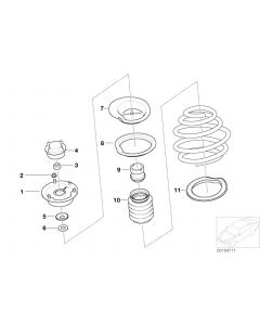 Genuine Guide Support Spring Pad Upper Spring Pad 3mm 31 33 1 128 523 buy in USA