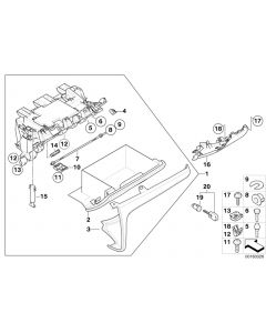 Genuine Front Lock Cylinder Repair Kit With 16 Retainers 51 16 7 001 461 buy in USA