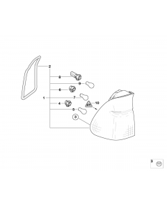 Genuine Rear Side Panel Light/Lamp Left 63 21 7 164 471 buy in USA