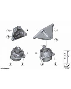 Genuine Right Engine Mount 22 11 7 935 142 buy in USA