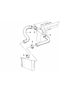 Genuine Cooling System Water Hose/Pipe 11 53 1 436 988 buy in USA