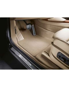 Genuine Velour Car Floor Mats Set Beige 51 47 7 290 134 buy in USA