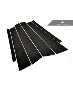 AutoTecknic Carbon Fiber B & C Pillar Covers - BMW F30 3-Series Sedan buy in USA