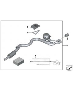 Genuine M Performance Exhaust System Diesel Fuel 18 30 2 407 197 buy in USA