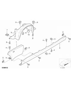 Genuine Right Exterior Entrance Replacement Rocker Panel 41 21 8 401 406 buy in USA