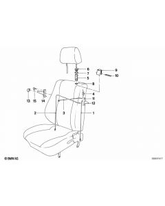 Genuine Sports Seat Unlocking Rope Release Cable Wire 681mm 52 10 8 106 309 buy in USA