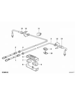 Genuine Fuel Pipe Line Hose Bracket Replacement Spare Part 16 12 1 180 340 buy in USA