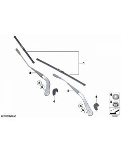 Genuine Windscreen Window Wiper Blade Set 61 61 2 468 943 buy in USA