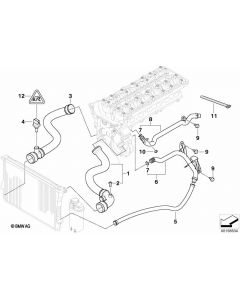 Genuine Heater Inlet Pipe Hose 11 53 1 705 210 buy in USA