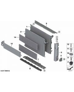 Genuine Radiator 17 11 8 741 830 buy in USA