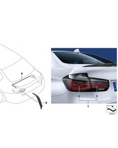 Genuine M Performance Right Side OS Tail Rear Light Side Panel 63 21 2 450 106 buy in USA