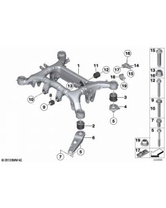 Genuine Front Axle Carrier Rubber Mounting 33 31 6 792 873 buy in USA