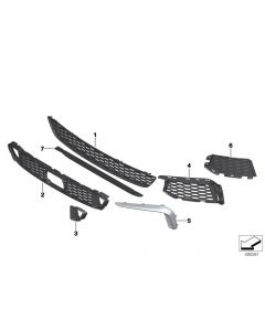 Genuine M Performance Front Bumper Center Air Guide Trim 51 75 8 071 012 buy in USA