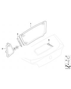 Genuine Wind Deflector Mounting Parts Set 54 34 7 117 749/54 34 7 117 75 buy in USA