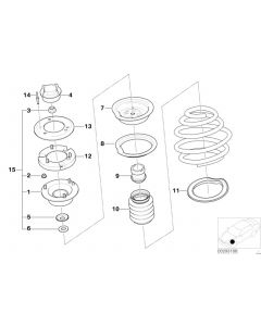 Genuine Guide Support Spring Pad Lower Spring Pad 31 33 1 091 864 buy in USA