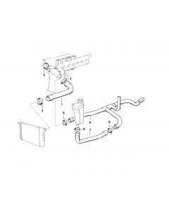 Genuine Cooling System Water Hose/Pipe 11 53 1 730 351 buy in USA