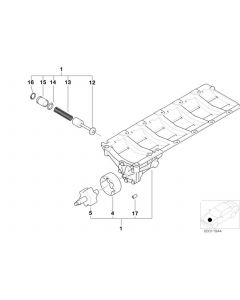 Genuine Lubrication System Oil Pump 11 41 7 507 350 buy in USA