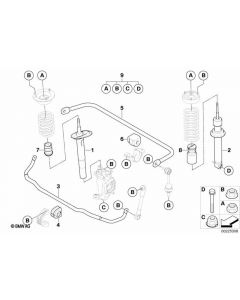 Genuine Front Additional Damper Suspension Replacement Spare 31 33 7 905 316 buy in USA