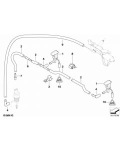 Genuine Window Windscreen Water Spray Nozzle Jet Replacement 61 66 7 110 852 buy in USA