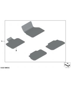 Genuine Front Rear Right Left Floor Mats Set 4 Pieces Anthracite 51 47 5 A29 276 buy in USA