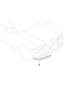 Genuine Front Right Bumper Panel Trim Titanium 51 11 7 010 206 buy in USA