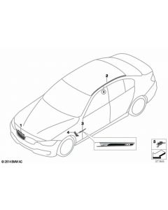 Genuine Right Driver Side OS Offside Molding M3 51 14 8 068 588 buy in USA