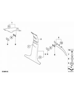 Genuine Expanding Rivet x4 Fits E87 E87 LCI E30 E36 E46 E34 E39 E60 17111712963 buy in USA